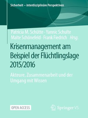 cover image of Krisenmanagement am Beispiel der Flüchtlingslage 2015/2016